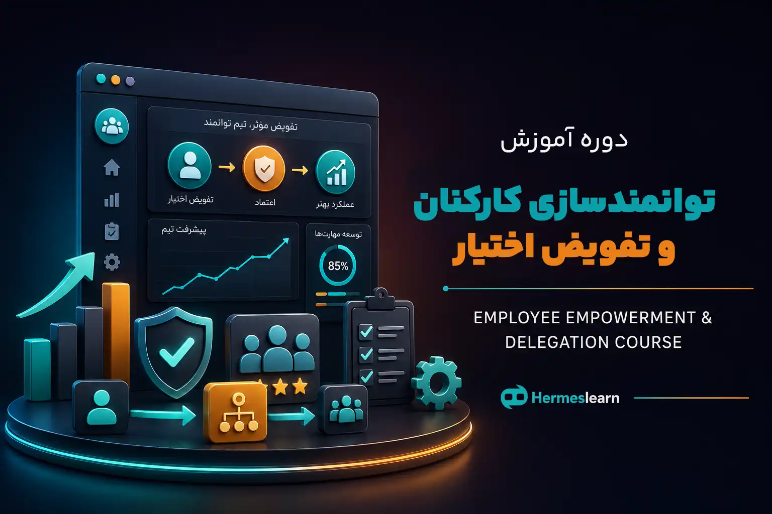 دوره توانمندسازی کارکنان و تفویض اختیار