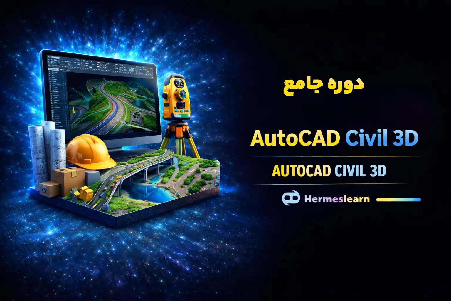 دوره جامع AutoCAD Civil 3D شامل آموزش مجازی ویدیویی با مدرک معتبر