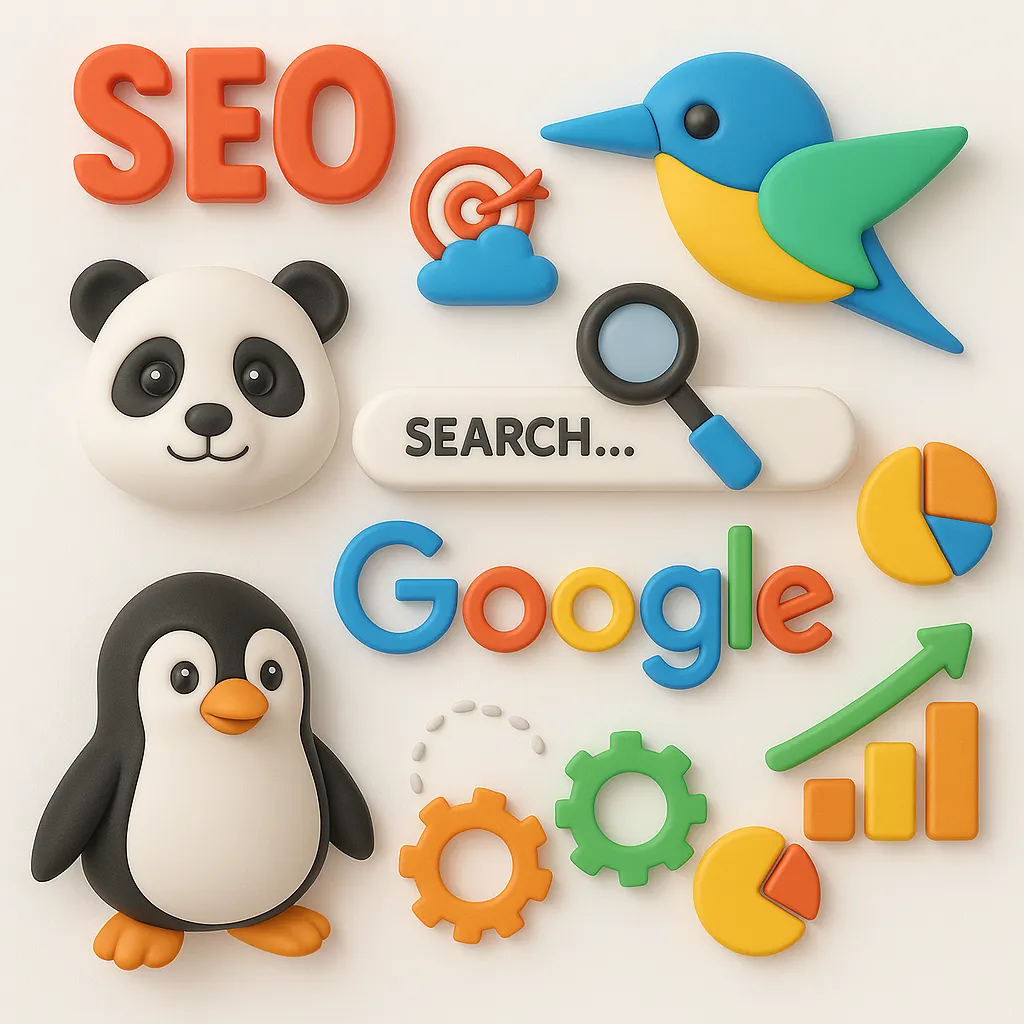 مهم ترین الگوریتم های گوگل