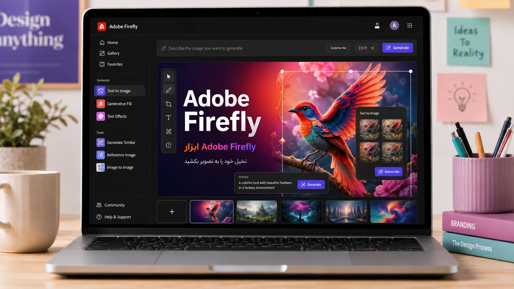ابزار Adobe Firefly (رایگان با محدودیت)