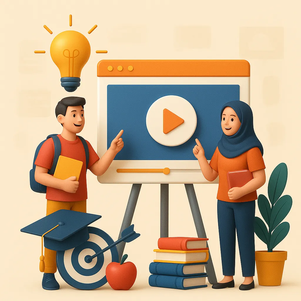 یادگیری تولید محتوا برای دانشجویان