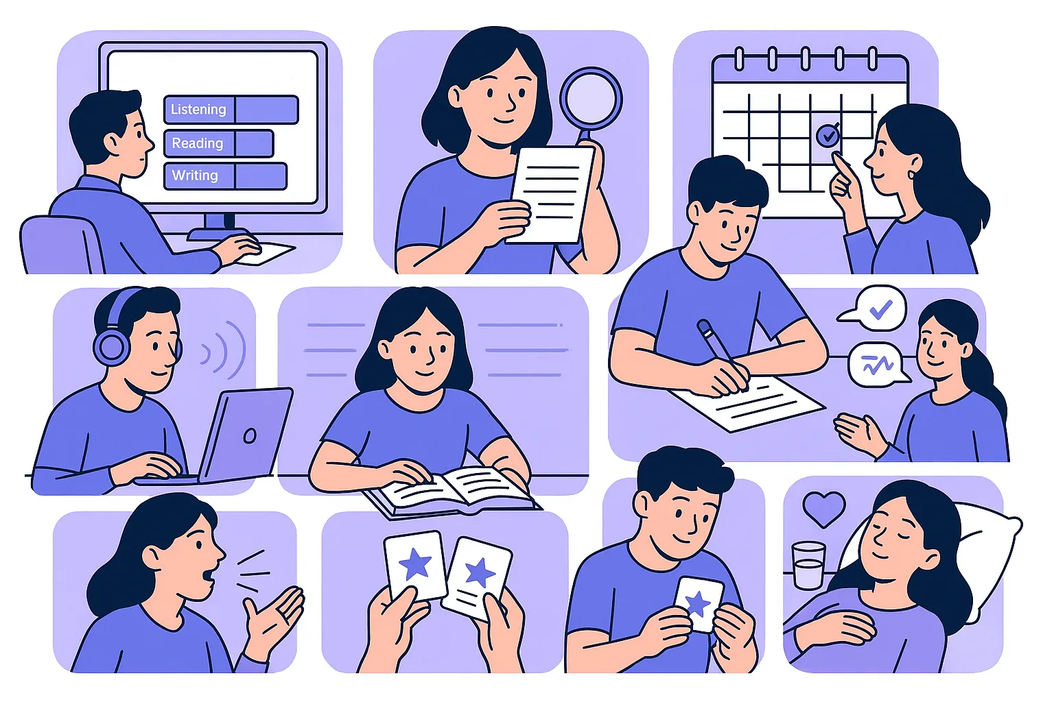 روش های آمادگی برای آزمون آیلتس