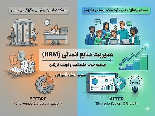 دوره مدیریت منابع انسانی توسط استاد آسیاچی