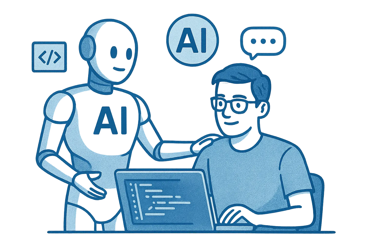 تاثیر هوش مصنوعی بر نقش برنامه نویسان