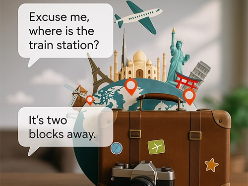آموزش مکالمه زبان انگلیسی در سفر
