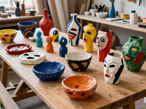 آموزش مجسمه سازی با تکنیک پاپیه ماشه