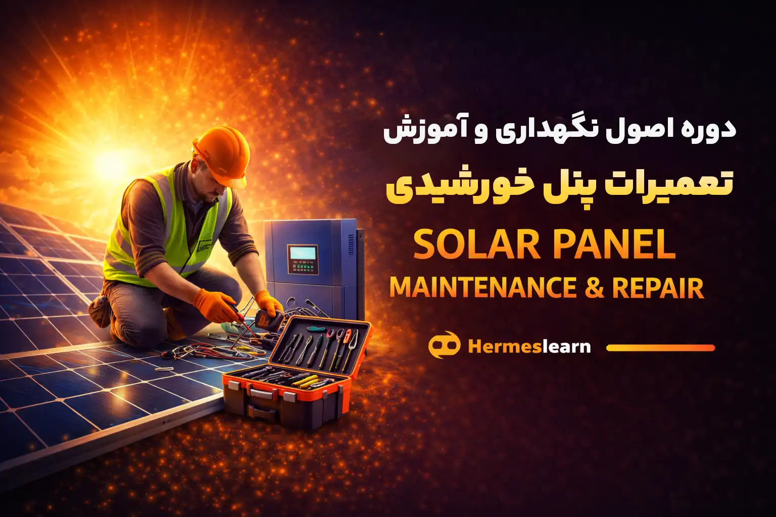 دوره اصول نگهداری و آموزش تعمیرات پنل خورشیدی SOLAR PANEL