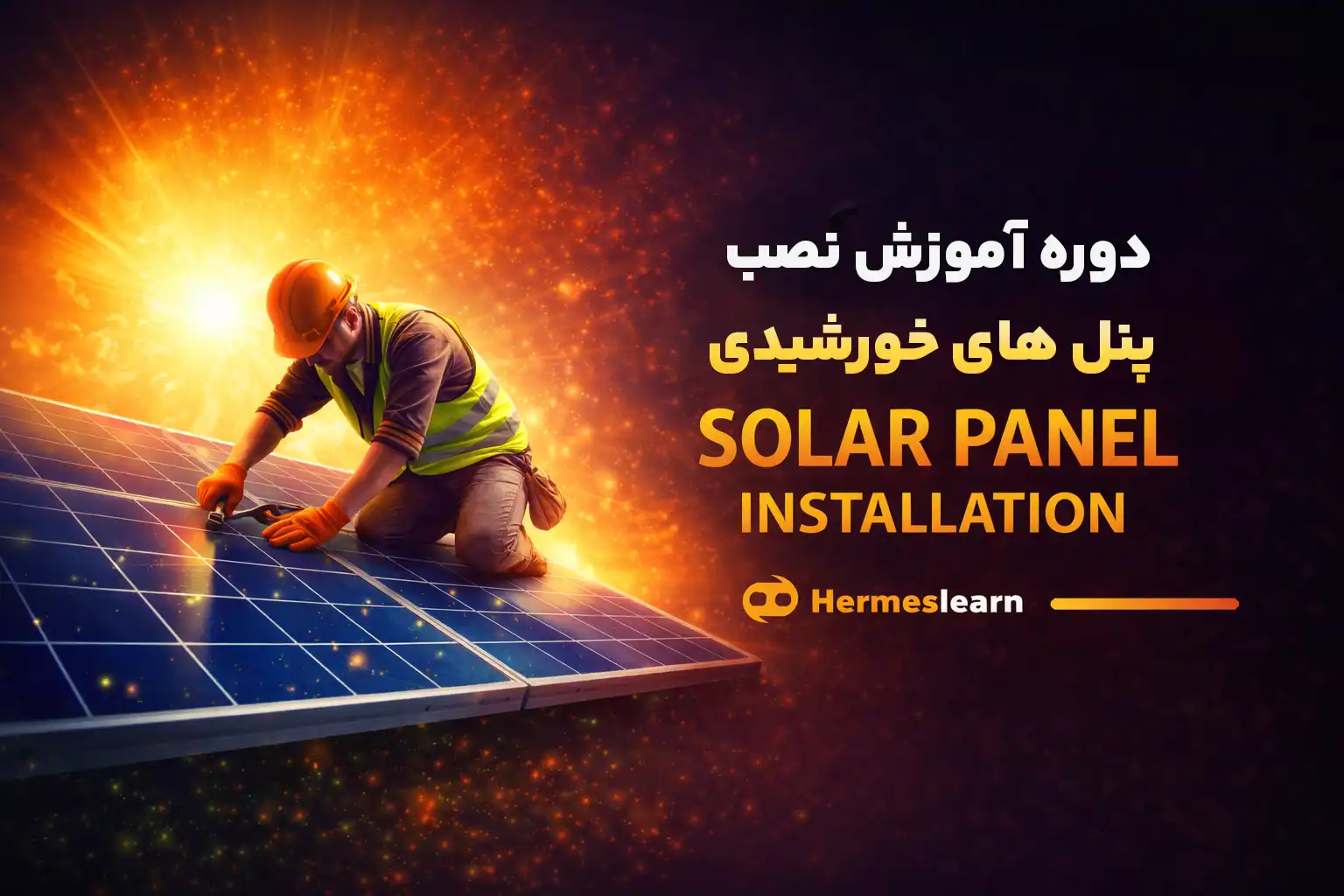 دوره آموزش نصب پنل‌ خورشیدی و راه اندازی پروژه SOLAR PANEL