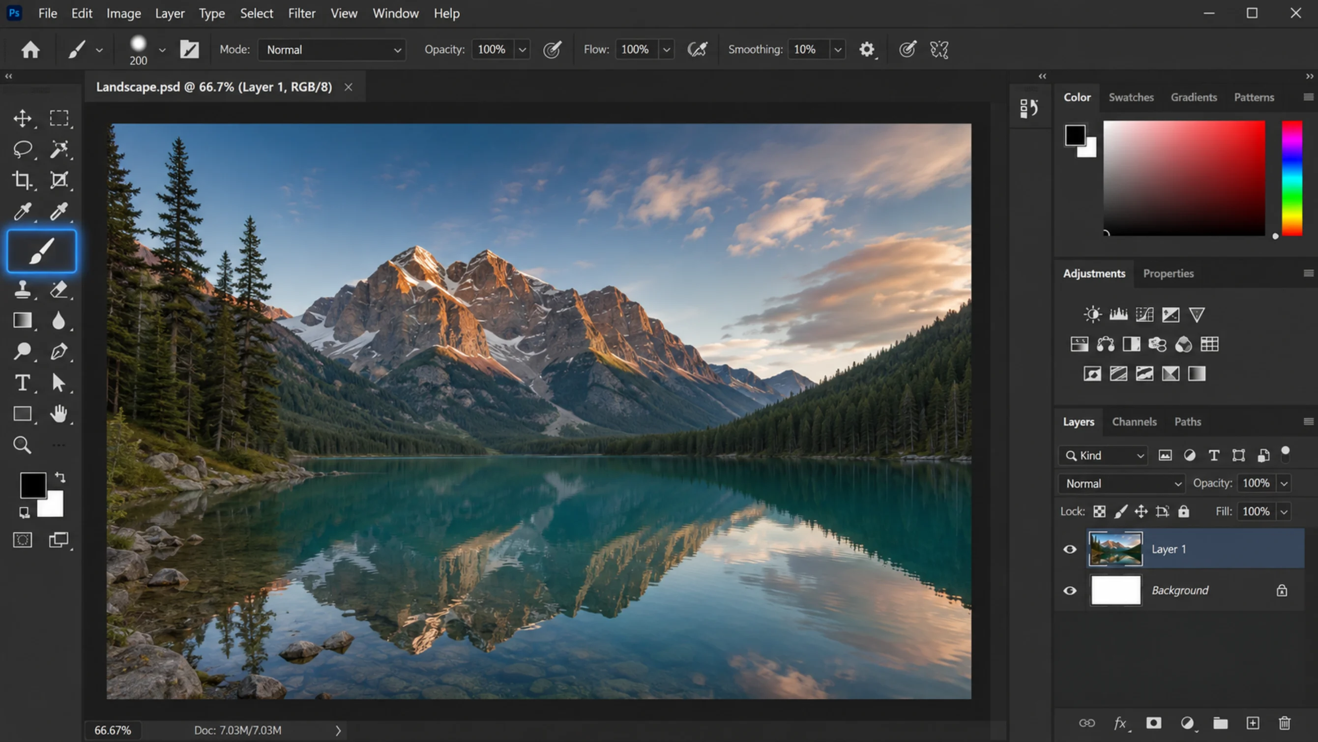 ابزار براش (Brush Tool) در فتوشاپ چیست و کجاست؟