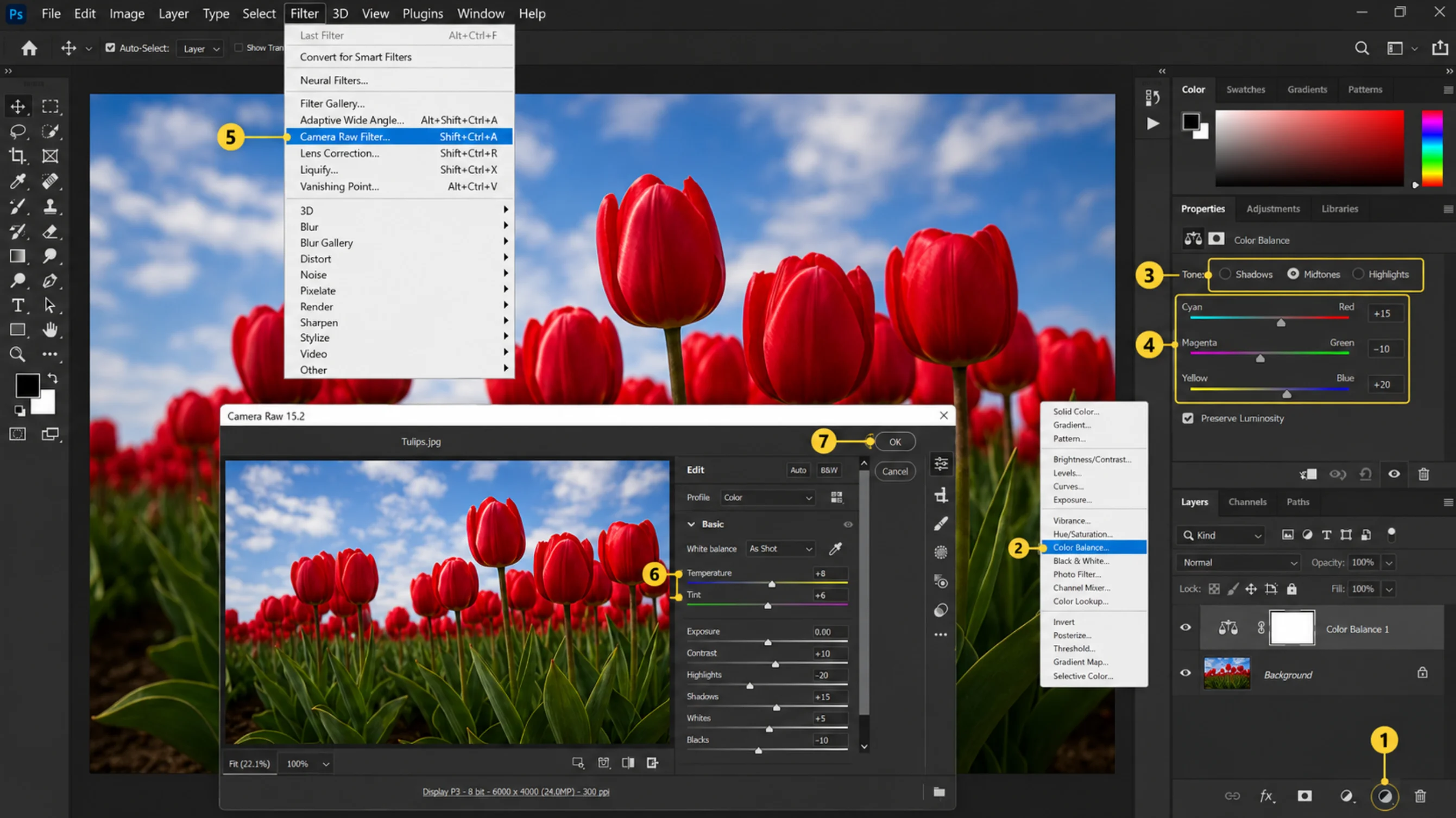 فیلتر تغییر رنگ با Replace Color