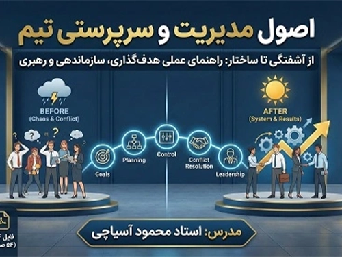 دوره اموزش اصول مدیریت و سرپرستی تیم