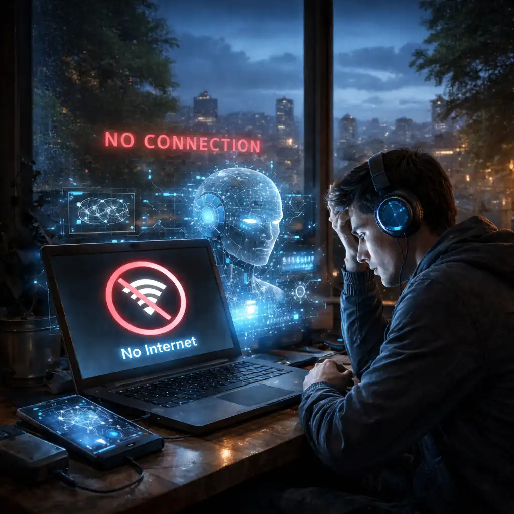 روش های استفاده از هوش مصنوعی در زمان قطعی اینترنت