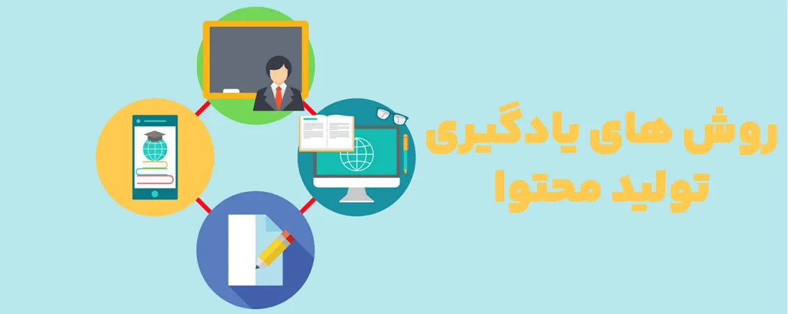 روش های یادگیری تولید محتوا