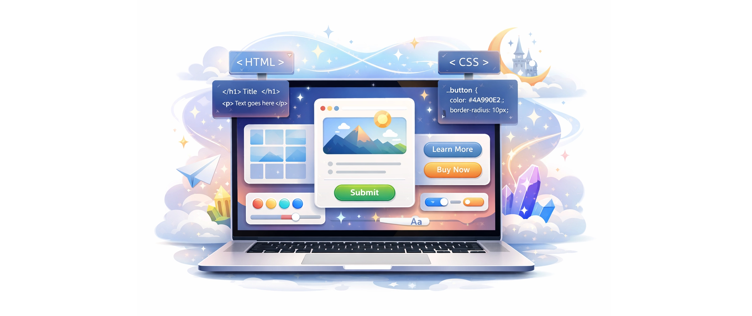 طراحی سایت با اچ تی ام ال و سی اس اس