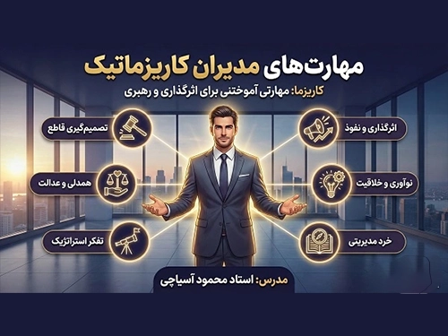 دوره مهارتهای مدیران کاریزماتیک با تدریس استاد آسیاچی