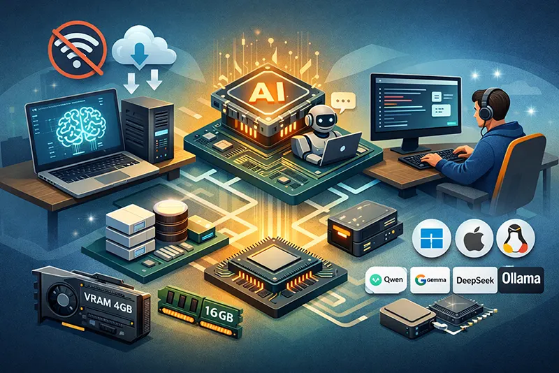 هوش مصنوعی آفلاین و لوکال (بدون نیاز به اینترنت)