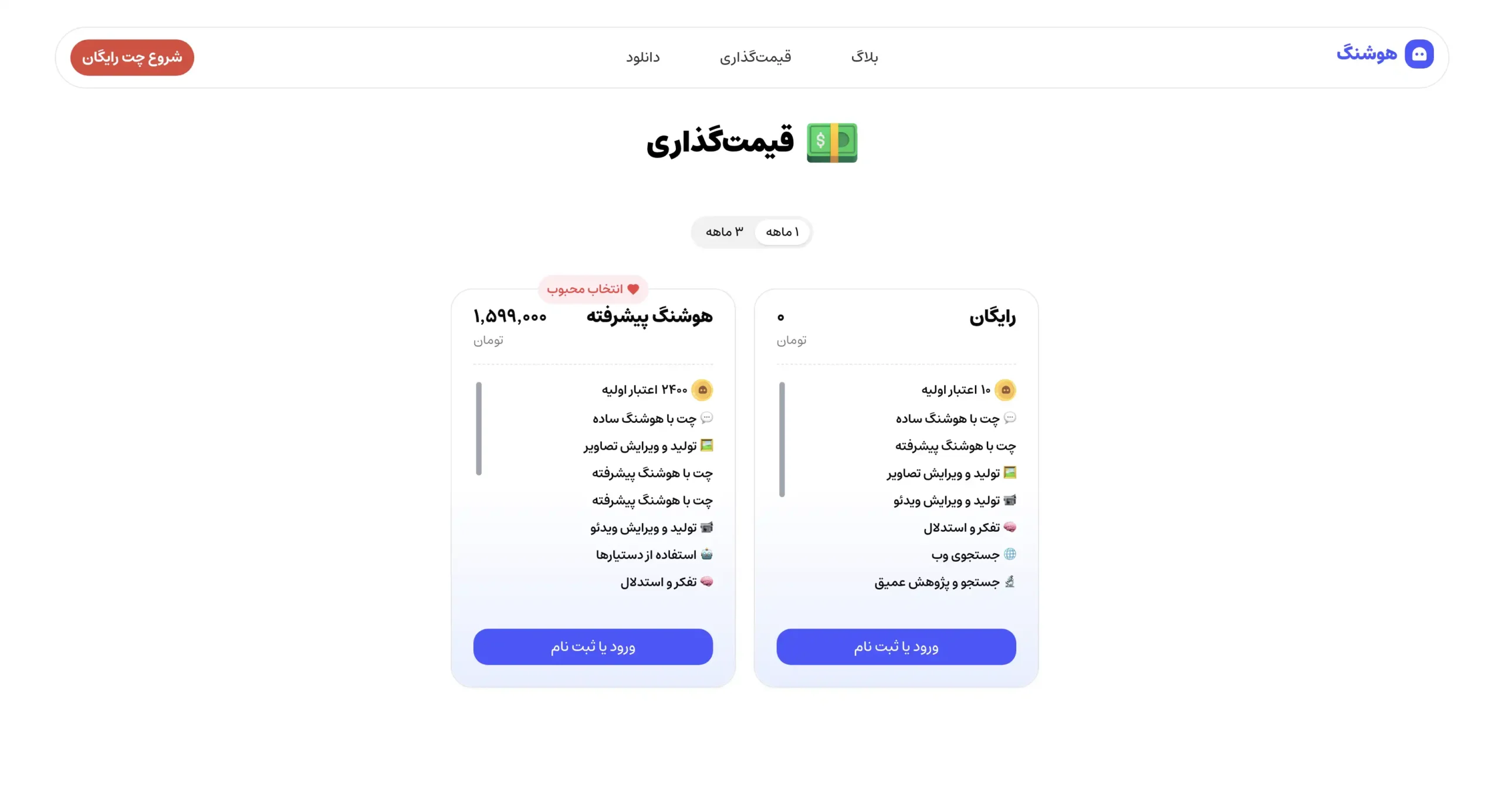 هوش مصنوعی هوشنگ