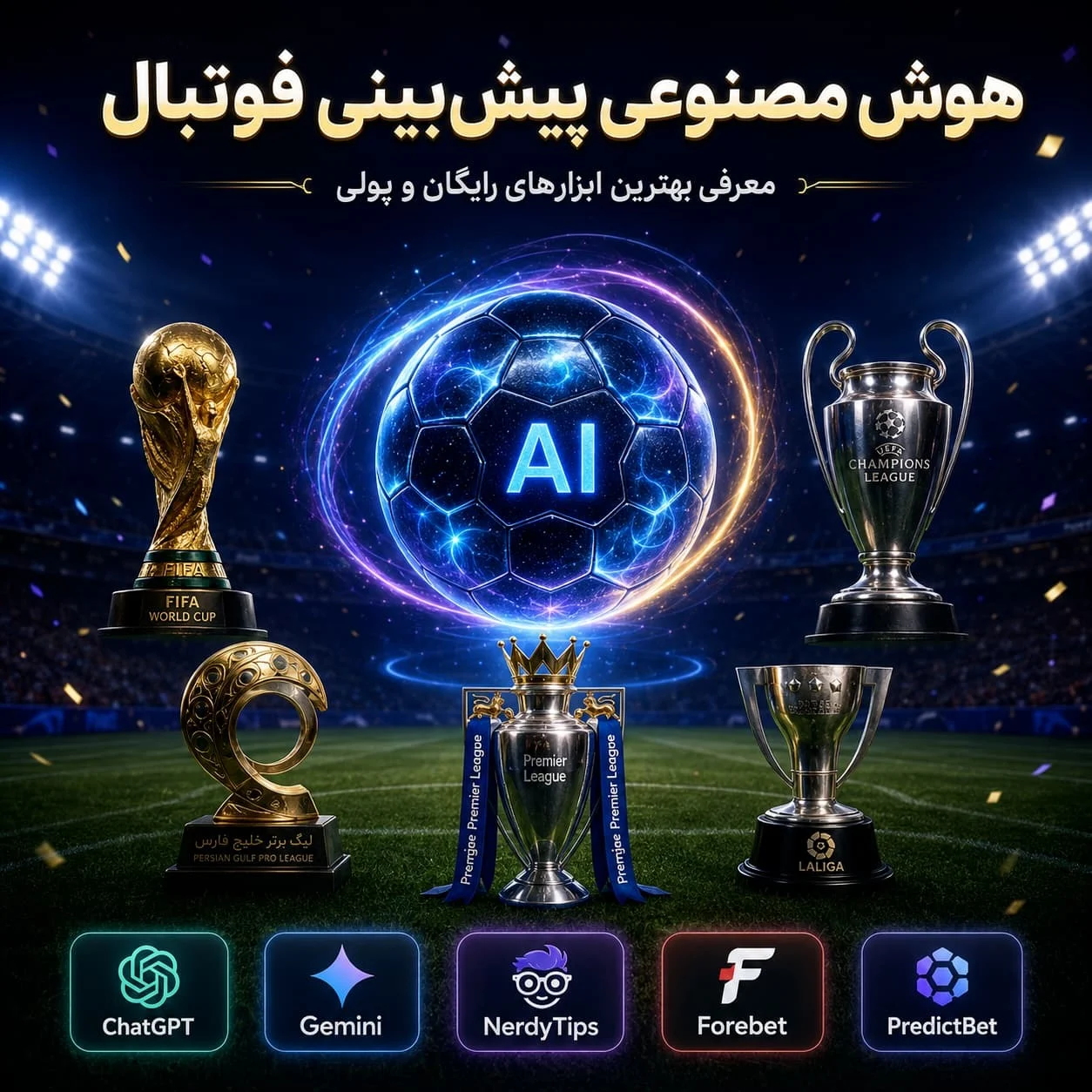 هوش مصنوعی پیش بینی فوتبال؛ معرفی بهترین ترین ابزارهای رایگان و پولی