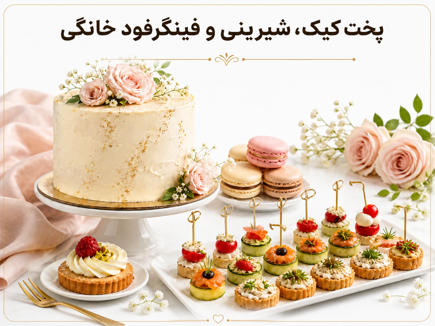 پخت کیکی، شیرین و فینگرفود