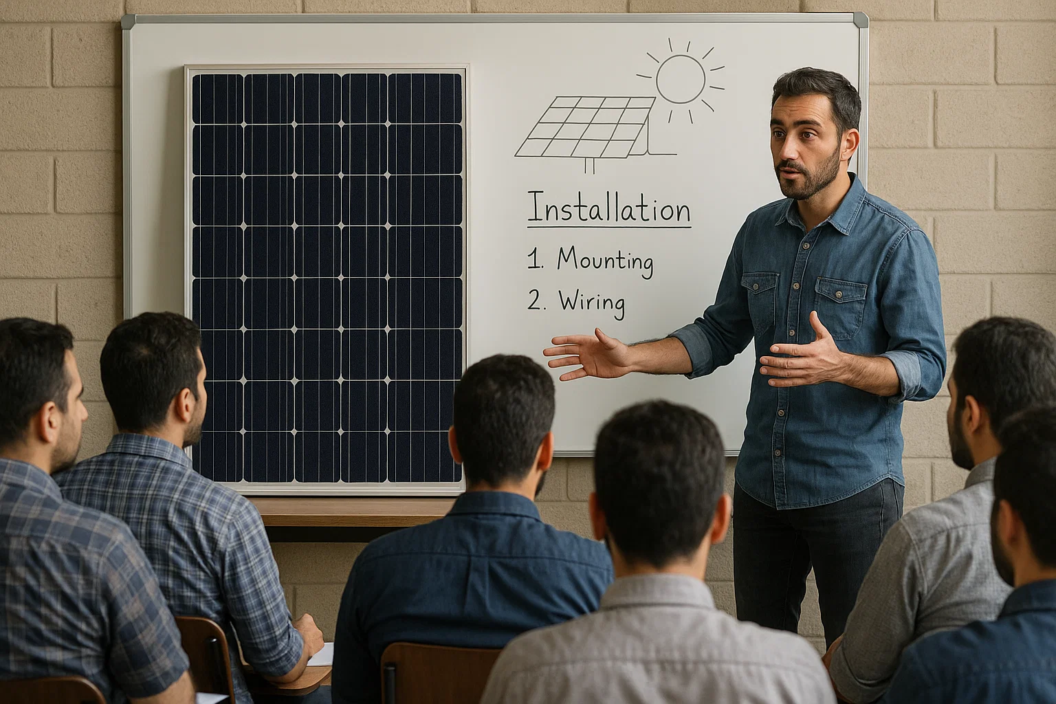 آموزش نصب پنل‌ خورشیدی