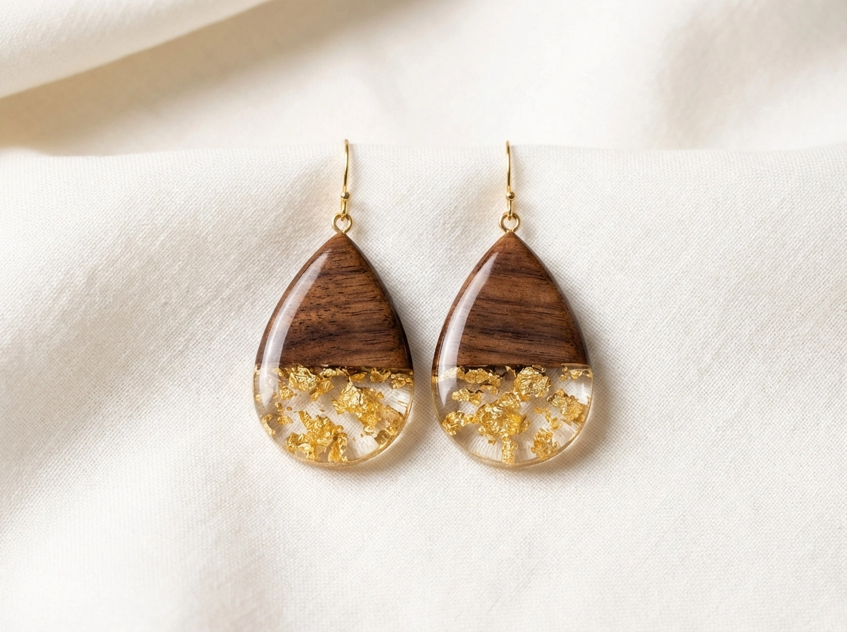 گوشواره رزینی